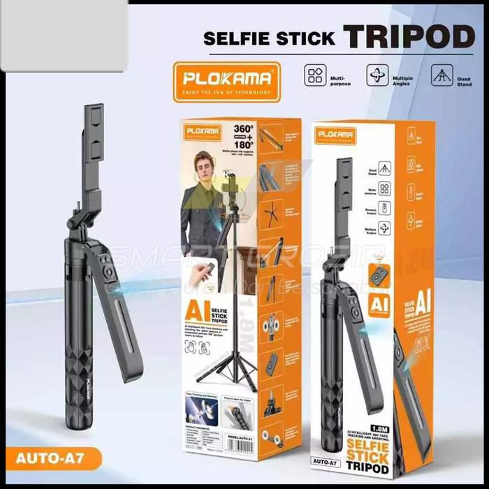  Plokama Selfie Stick Tripod, model AUTO-A7. 